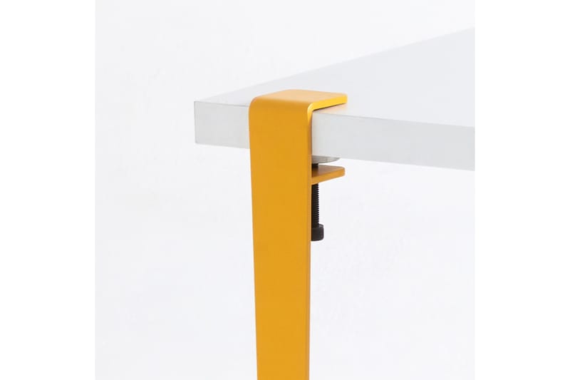 Soffbord Halicheron 60x60 cm Vit/Gul - Hanah Home - Möbler - Bord & matgrupp - Soffbord