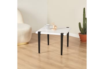 Soffbord Halicheron 60x60 cm Vit/Svart - Hanah Home - Möbler - Bord & matgrupp - Soffbord