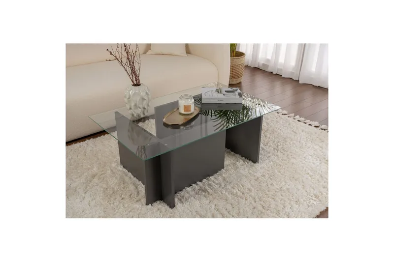 Soffbord Haruto Antracit - Antracit - Möbler - Bord & matgrupp - Soffbord