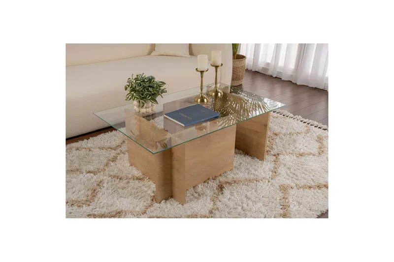 Soffbord Haruto Honey Oak - Honey Oak - Möbler - Bord & matgrupp - Soffbord