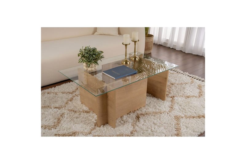 Soffbord Haruto Honey Oak - Honey Oak - Möbler - Bord & matgrupp - Soffbord