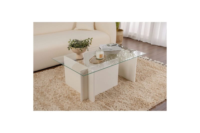 Soffbord Haruto Trä Vit - Trä Vit - Möbler - Bord & matgrupp - Soffbord