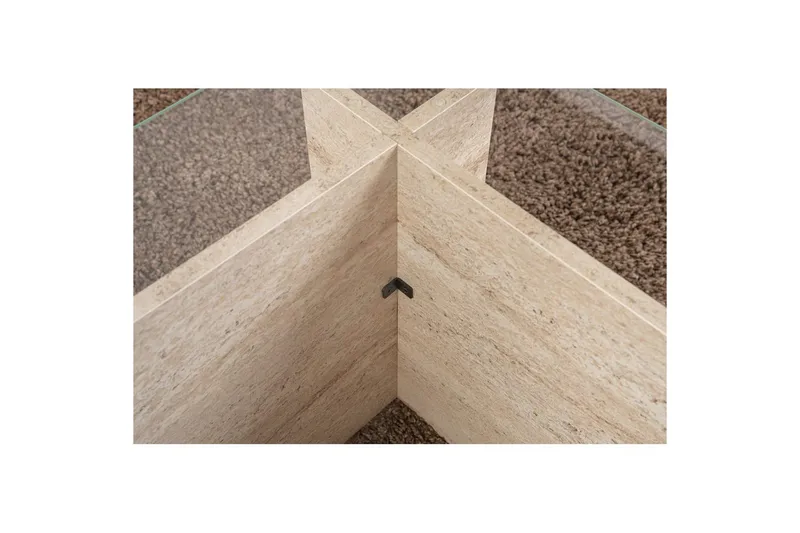 Soffbord Haruto Travertin - Travertin - Möbler - Bord & matgrupp - Soffbord