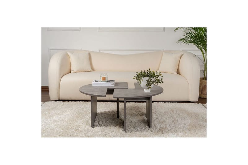Soffbord Haruya Betonggrå - Betonggrå - Möbler - Bord & matgrupp - Soffbord