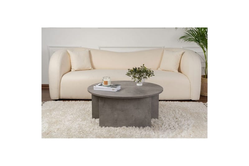 Soffbord Haruya Betonggrå - Betonggrå - Möbler - Bord & matgrupp - Soffbord