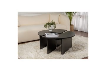 Soffbord Haruya Trä Svart - Trä Svart - Möbler - Bord & matgrupp - Soffbord