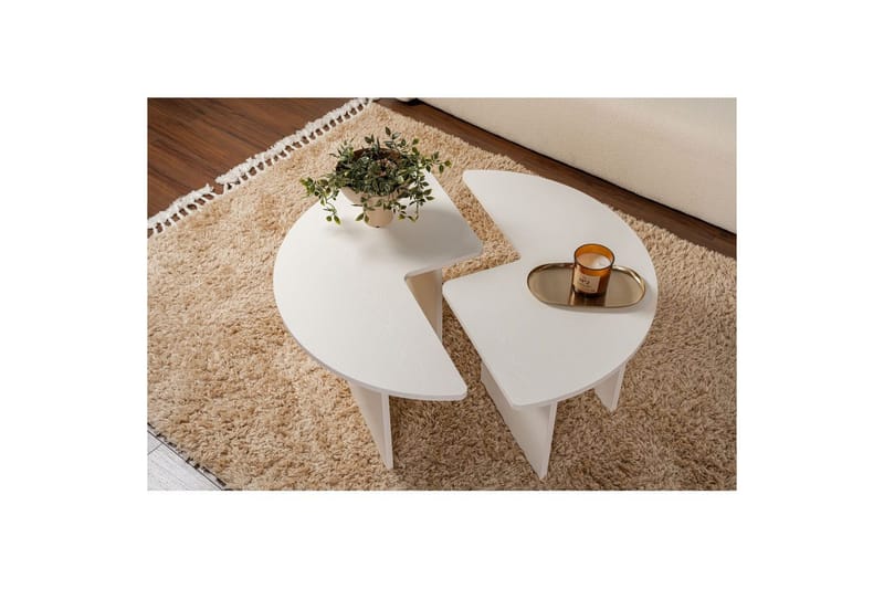 Soffbord Haruya Trä Vit - Trä Vit - Möbler - Bord & matgrupp - Soffbord