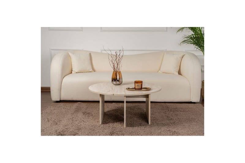 Soffbord Haruya Travertin - Travertin - Möbler - Bord & matgrupp - Soffbord