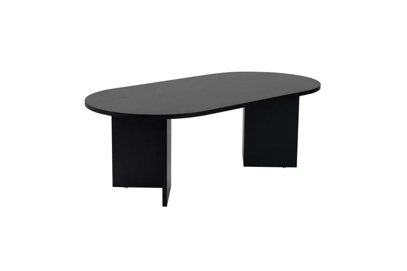 Soffbord Hasina Trä Svart, Trä Svart