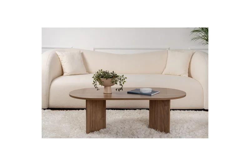 Soffbord Hasina Valnöt - Valnöt - Möbler - Bord & matgrupp - Soffbord