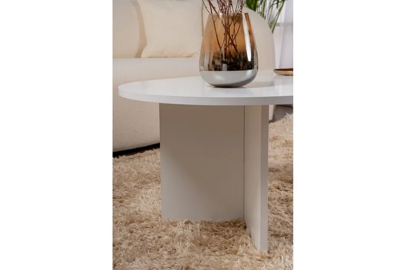 Soffbord Hasina Vit - Vit - Möbler - Bord & matgrupp - Soffbord