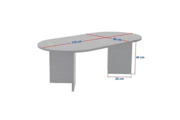 Soffbord Hasina Vit - Vit - Möbler - Bord & matgrupp - Soffbord