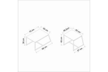 Soffbord Hebamal Travertin - Natur - Möbler - Bord & matgrupp - Soffbord