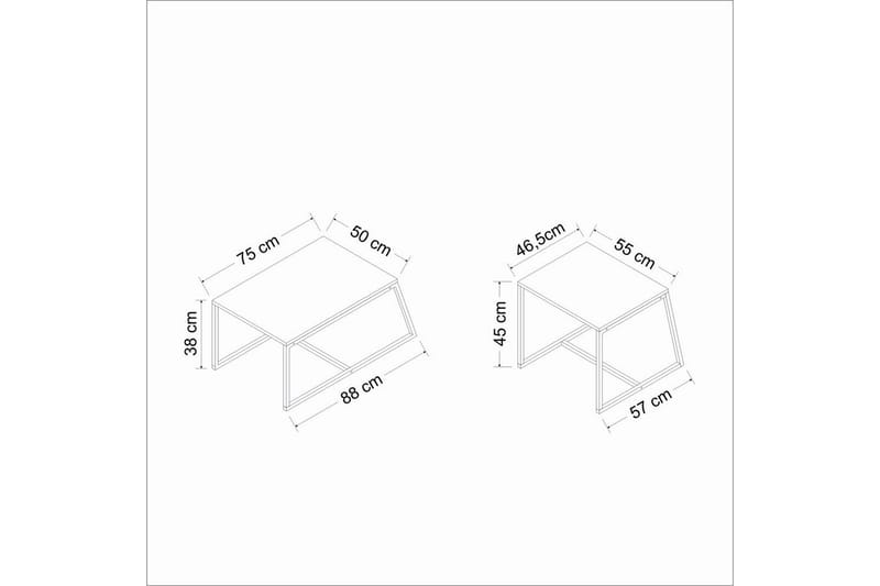 Soffbord Hebamal Travertin - Natur - Möbler - Bord & matgrupp - Soffbord