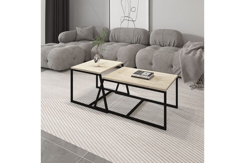 Soffbord Hebamal Travertin - Natur - Möbler - Bord & matgrupp - Soffbord