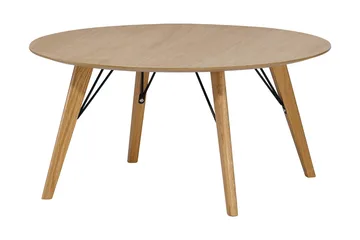 Helena Soffbord 80 cm Runt - Ekfanér/Ek - Möbler - Bord & matgrupp - Soffbord