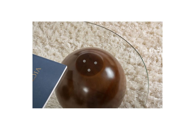 Soffbord Homitis Soffbord Jaromere Valnöt / Transparent Medium Colored Wood,Flerfärgad - Möbler - Bord & matgrupp - Soffbord