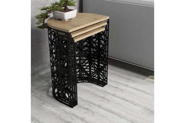 Hovdane Satsbord 46 cm Halvcirkel 3 Bord - Möbler - Bord & matgrupp - Soffbord