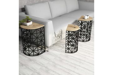 Hovdane Satsbord 46 cm Halvcirkel 3 Bord - Möbler - Bord & matgrupp - Soffbord