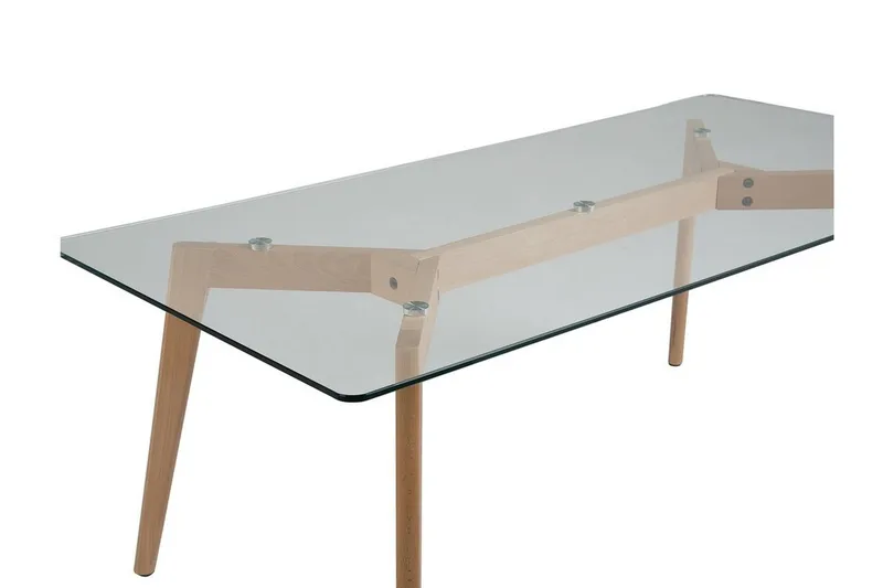 Hudson Soffbord 120 cm - Glas/Natur - Möbler - Bord & matgrupp - Soffbord