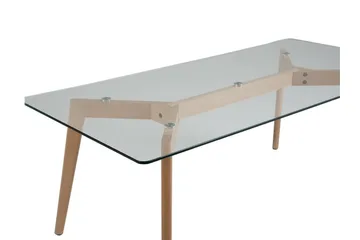 Hudson Soffbord 120 cm - Glas/Natur - Möbler - Bord & matgrupp - Soffbord