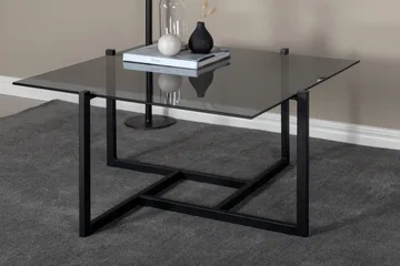 Hybrid Soffbord 80x80 cm - Grå - Möbler - Bord & matgrupp - Soffbord