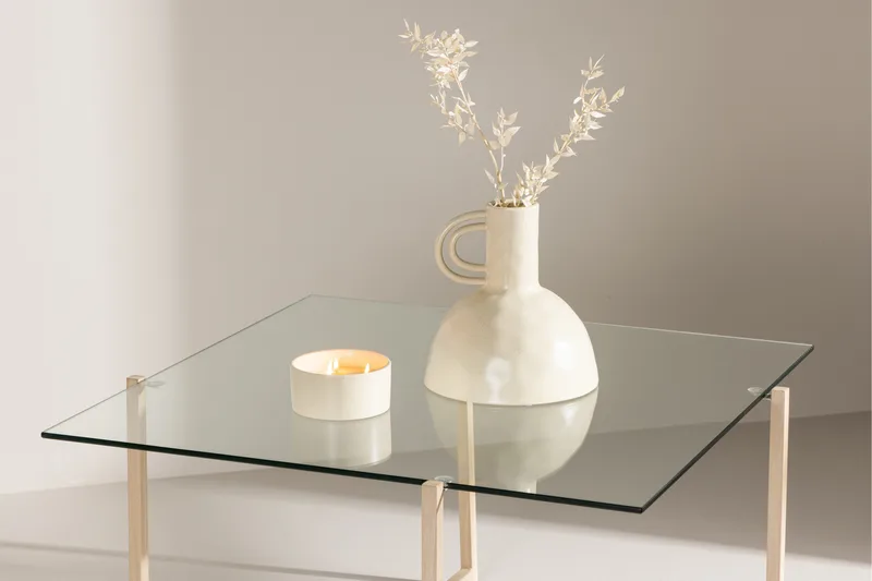 Hybrid Soffbord 80x80 cm - Transparent - Möbler - Bord & matgrupp - Soffbord