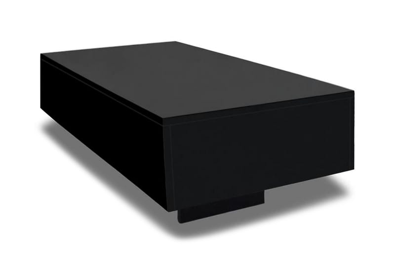 Soffbord i högglans svart - Svart - Soffbord