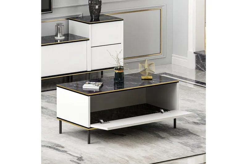 Imaj Soffbord 90 cm - Vit - Möbler - Bord & matgrupp - Soffbord