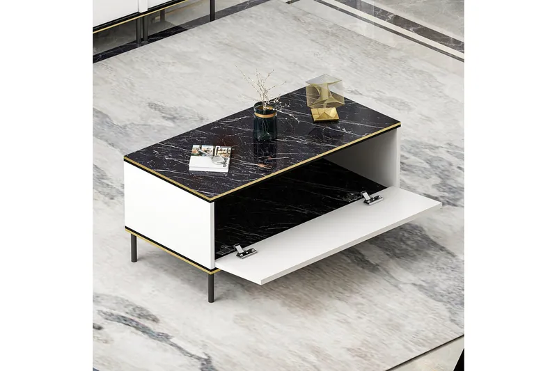 Imaj Soffbord 90 cm - Vit - Möbler - Bord & matgrupp - Soffbord