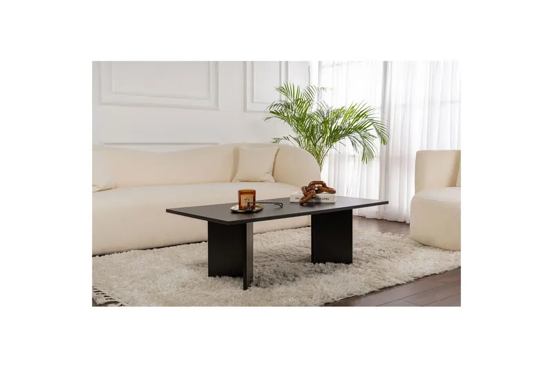 Soffbord Isami Trä Svart - Trä Svart - Möbler - Bord & matgrupp - Soffbord