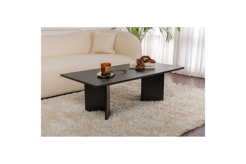 Soffbord Isami Trä Svart - Trä Svart - Möbler - Bord & matgrupp - Soffbord