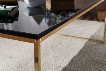 Jaise Soffbord 120 cm - Svart/Guld - Möbler - Bord & matgrupp - Soffbord