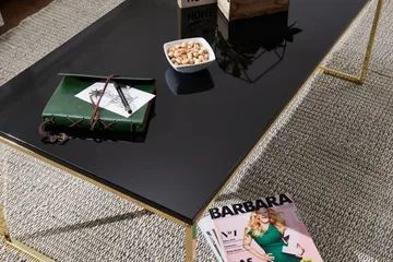 Jaise Soffbord 120 cm - Svart/Guld - Möbler - Bord & matgrupp - Soffbord