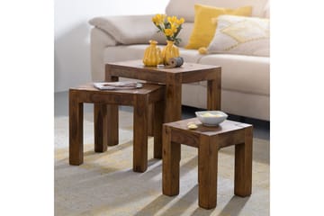 Jaisen Satsbord 45 cm 3 Bord - Massivt Trä - Möbler - Bord & matgrupp - Soffbord