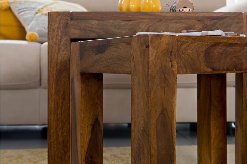 Jaisen Satsbord 45 cm 3 Bord - Massivt Trä - Möbler - Bord & matgrupp - Soffbord