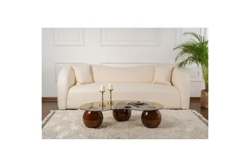 Soffbord Jaromere Valnöt / Bronse - Valnöt / Bronse - Möbler - Bord & matgrupp - Soffbord