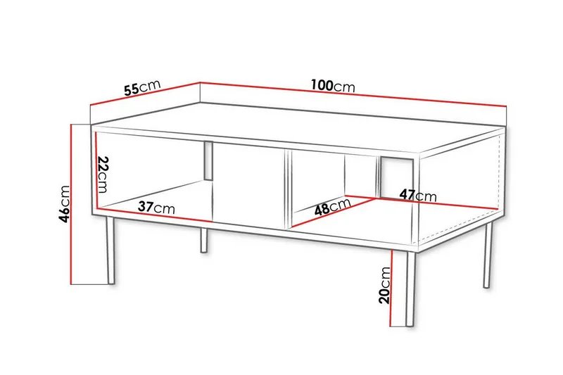 Juniskär Soffbord 55 cm - Brun - Möbler - Bord & matgrupp - Soffbord