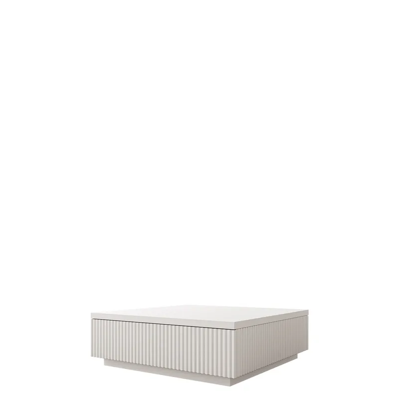 Juvik Soffbord 80 cm - vit - Möbler - Bord & matgrupp - Soffbord - Soffbord med förvaring