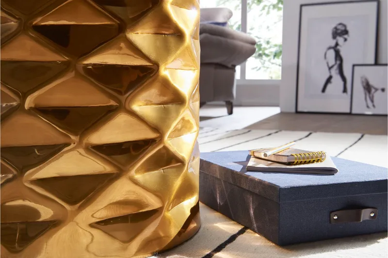 Kaegi Soffbord 44 cm Runt - Guld - Möbler - Bord & matgrupp - Soffbord