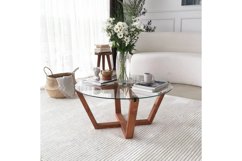 Kafrein Soffbord 75x35x75 cm - Brun - Möbler - Bord & matgrupp - Soffbord