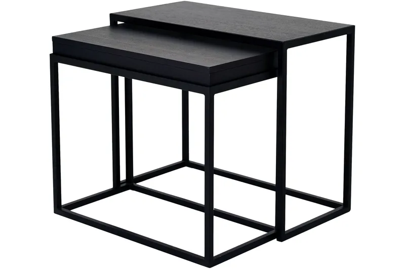 Kapelvej Satsbord 60 cm 2 Bord - Svart - Möbler - Bord & matgrupp - Soffbord