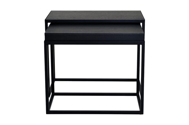Kapelvej Satsbord 60 cm 2 Bord, Svart