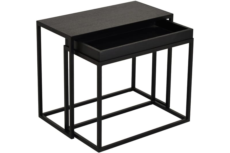 Kapelvej Satsbord 60 cm 2 Bord - Svart - Möbler - Bord & matgrupp - Soffbord