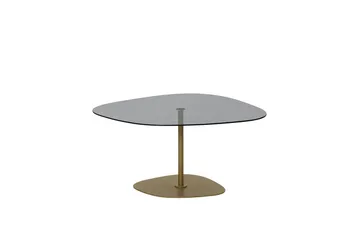 Karamea Soffbord 85 cm - Grå/Guld - Möbler - Bord & matgrupp - Soffbord