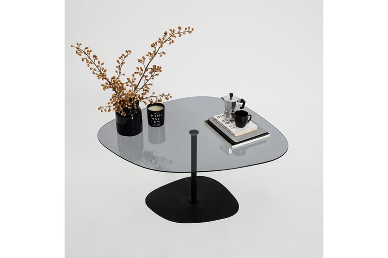 Karamea Soffbord 85 cm - Grå/Svart - Möbler - Bord & matgrupp - Soffbord