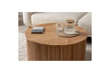 Soffbord Karela Bok - Rödfärgat trä - Möbler - Bord & matgrupp - Soffbord