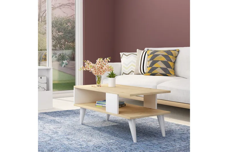 Karosta Soffbord 90x40x90 cm - Vit - Möbler - Bord & matgrupp - Soffbord