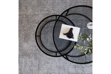 Kashiwa 60 cm Runt Soffbord i Glas med Glas och Metall - Rökgrå - Möbler - Bord & matgrupp - Soffbord