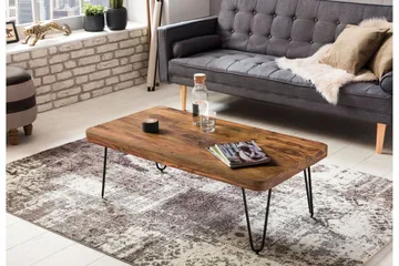 Katsura Soffbord 115 cm - Massivt trä/svart - Möbler - Bord & matgrupp - Soffbord